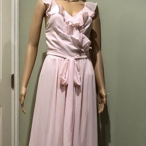 Lacey dress long, tiny dancer, pink